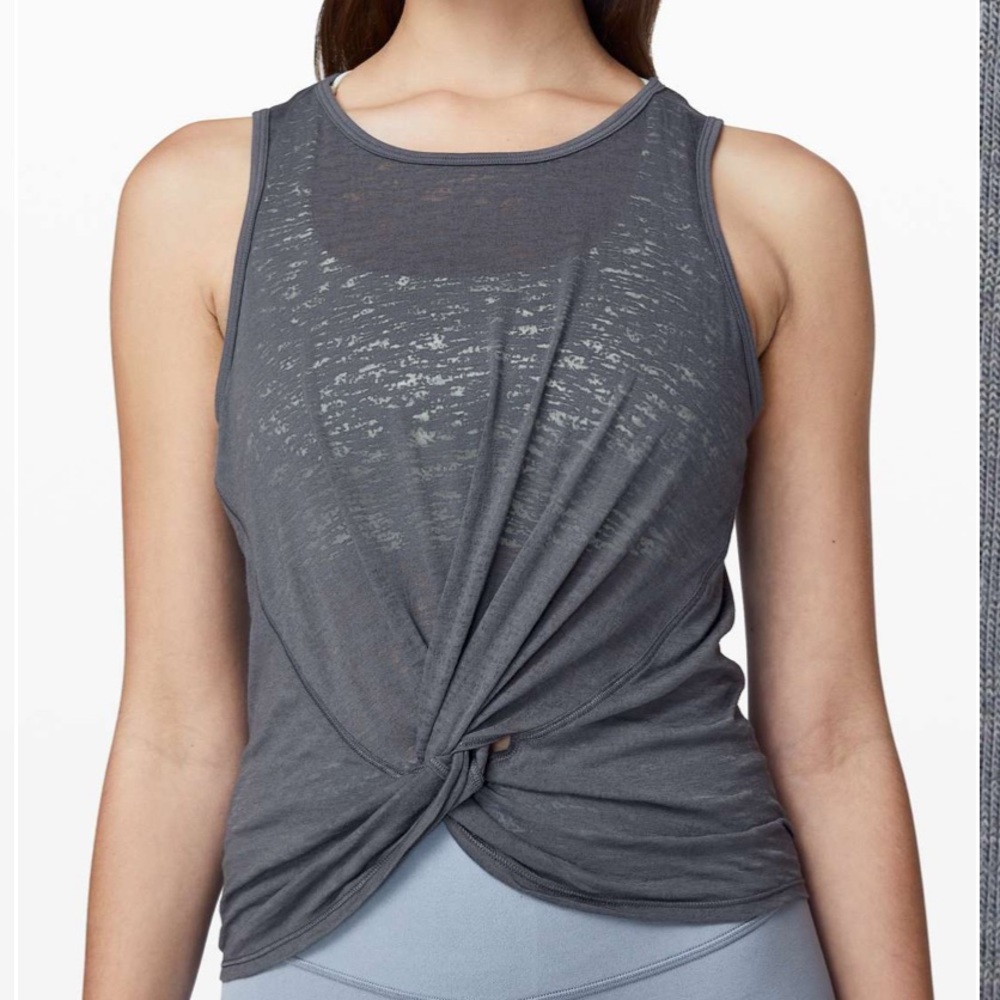 Lululemon breeze through twist tank